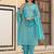 Ethnic Motifs Printed Regular Mirror Work Kurta with Trousers & With Dupatta