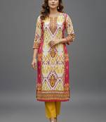 Women Ethnic Motifs Printed Regular Kurta with Trousers & With Dupatta
