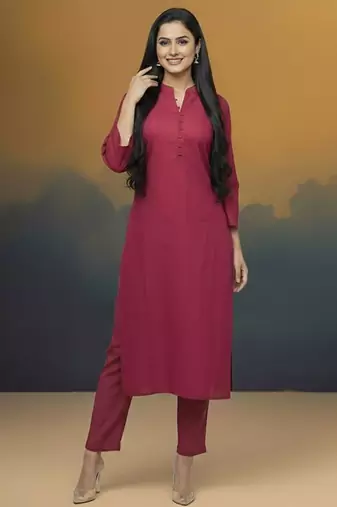 Women Regular Kurta with Trousers