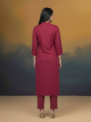 Women Regular Kurta with Trousers 4