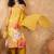 Women Floral Printed Regular Beads and Stones Kurta with Trousers & With Dupatta
