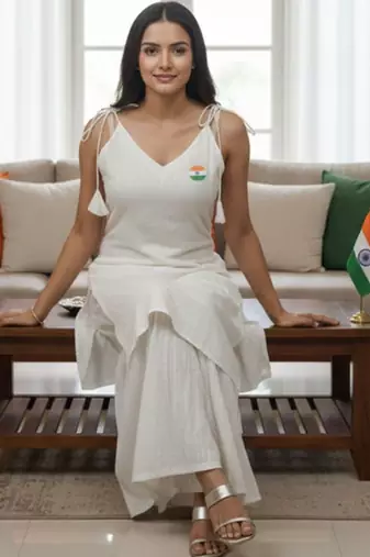 Women Regular Kurta with Sharara