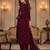 Women Ethnic Motifs Embroidered Regular Thread Work Velvet Kurta with Trousers & With Dupatta