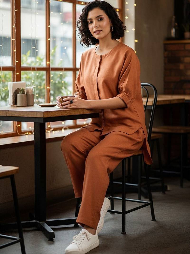 Women Regular Kurta with Trousers
