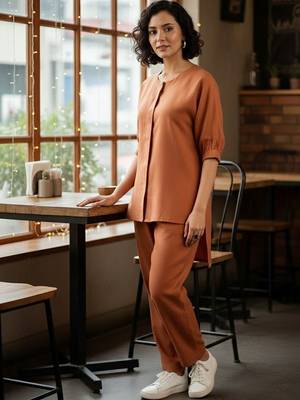 Women Regular Kurta with Trousers 3