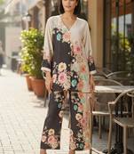 Women Floral Printed Regular Kurta with Palazzos