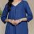 Women V-Neck A-Line Kurta With Trouser