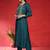 Ethnic Motifs Embroidered Straight Thread Work Kurta With Trousers & Dupatta
