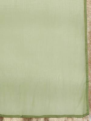 Women Ethnic Motifs Embroidered Regular Kurta with Trousers & Dupatta 4