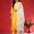 Floral Embroidered Thread Work Straight Kurta With Palazzos & Dupatta