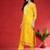 Floral Embroidered Thread Work Straight Kurta With Palazzos & Dupatta