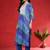 Women Bandhani Printed Round Neck Straight Kurta with Trousers & Dupatta
