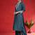 Ethnic Motifs Embroidered Sequinned Straight Kurta With Trousers & Dupatta