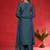 Ethnic Motifs Embroidered Sequinned Straight Kurta With Trousers & Dupatta