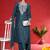 Ethnic Motifs Embroidered Sequinned Straight Kurta With Trousers & Dupatta