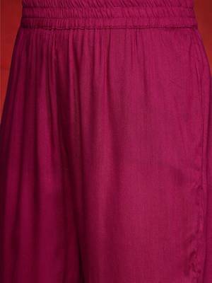Women Ethnic Motifs Embroidered Kurta with Trouser & Dupatta 3