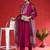 Women Ethnic Motifs Embroidered Kurta with Trouser & Dupatta