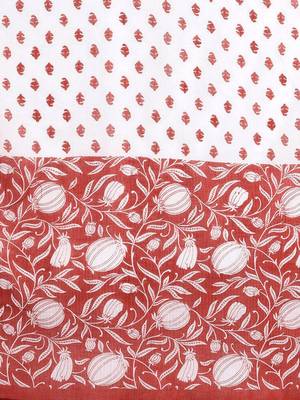 Women Floral Printed Anakali Pure Cotton Kurta with Trousers & Dupatta 4