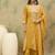Women Ethnic Motifs Yoke Design Zari Straight Kurta with Trousers & Dupatta