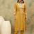 Women Ethnic Motifs Yoke Design Zari Straight Kurta with Trousers & Dupatta