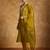 Floral Embroidered Zari Straight Kurta With Trousers And Dupatta