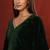 V-Neck Flared Sleeves Gotta Patti Velvet Straight Kurta With Trousers