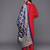 Red Paisley Embroidered Regular Straight Kurta With Trouser With Dupatta
