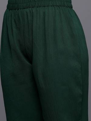Pleated Anarkali Gotta Patti Kurta With Trousers & Dupatta 3