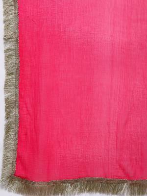 Bandhani Printed Gotta Patti Straight Kurta with Trousers & Dupatta 4