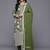 Women Floral Printed Regular Thread Work Pure Silk Kurta With Trousers & Dupatta