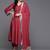 Women Angrakha Kurta with Trousers & With Dupatta