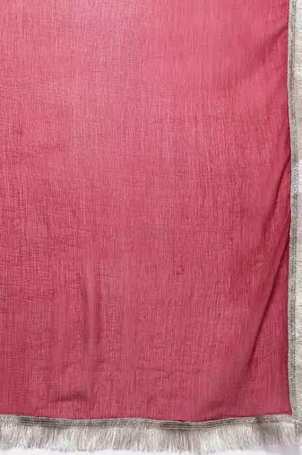 Women Angrakha Kurta with Trousers & With Dupatta