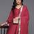 Women Angrakha Kurta with Trousers & With Dupatta