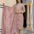 Ethnic Motifs Printed Regular Thread Work Kurta with Palazzo & Dupatta