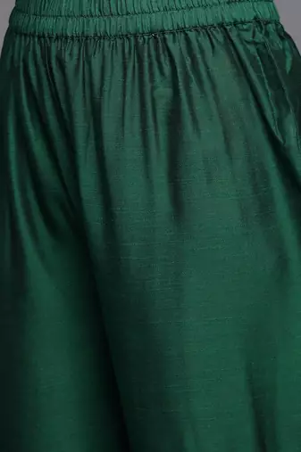 Ethnic Motifs Printed Regular Sequinned Kurta with Trousers & With Dupatta