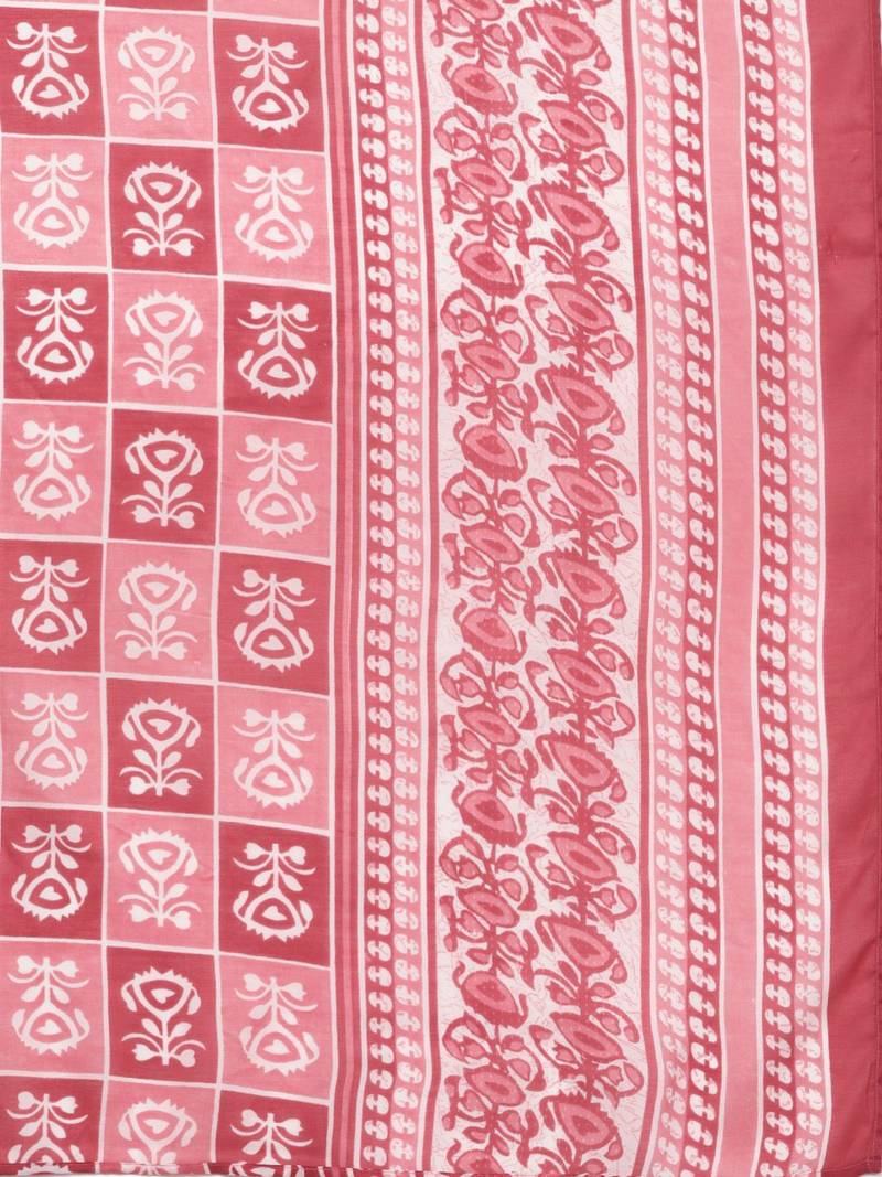 Women Ethnic Motifs Printed Regular Thread Work Kurta with Trousers & With Dupatta