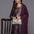 Women Woven Design Regular Kurta with Trousers & With Dupatta