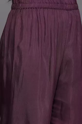 Women Woven Design Regular Kurta with Trousers & With Dupatta