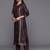Women Woven Design Regular Kurta with Trousers & With Dupatta