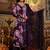Floral Printed Mirror Embroidered Angrakha Gathered A-Line Kurta With Dupatta
