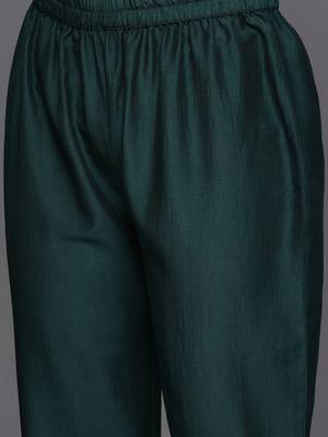 Embroidered Regular Gotta Patti Kurta with Trousers & Dupatta 3