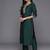 Embroidered Regular Gotta Patti Kurta with Trousers & Dupatta