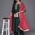 Embroidered Regular Gotta Patti Kurta with Trousers & Dupatta