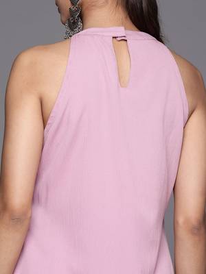 Women Regular Silk Crepe Kurta with Trousers & With Dupatta 8