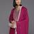 Women Floral Yoke Design Regular Sequinned Kurta with Trousers & Dupatta