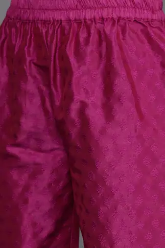 Women Floral Yoke Design Regular Sequinned Kurta with Trousers & Dupatta