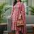Women Printed Regular Thread Work Kurta with Trousers & With Dupatta