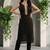 Women Ethnic Motifs Embroidered Regular Sequinned Kurta with Trousers