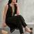 Women Ethnic Motifs Embroidered Regular Sequinned Kurta with Trousers