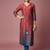 Women Ethnic Motifs Printed Regular Chanderi Silk Kurta with Trousers